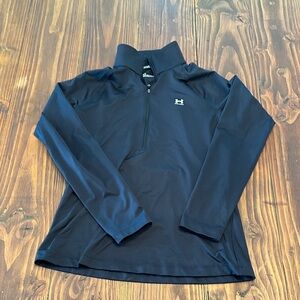 Under Armour black Quarter-Zip Top coldgear